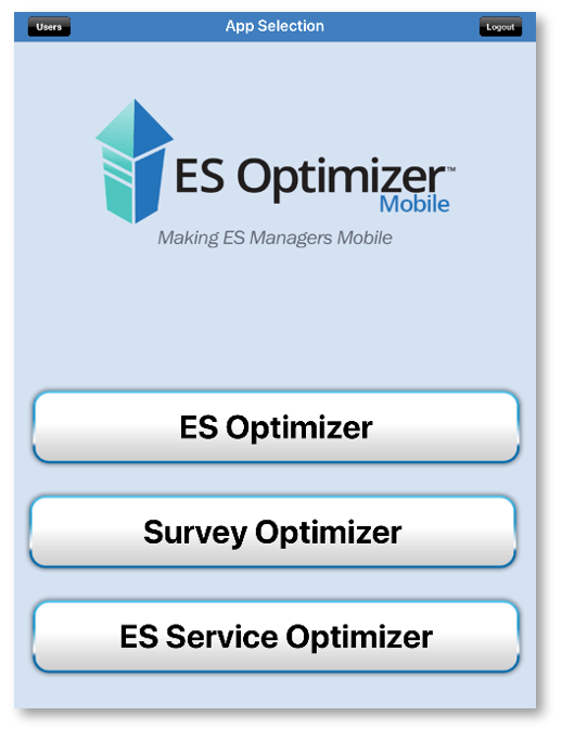 ES Optimizer Mobile Menu