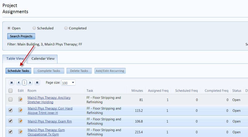 Project Work Scheduling